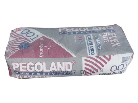 CEMENTO COLA PEGOLAND PROFESIONAL FLEX C2 BLANCO SACO 20 KG