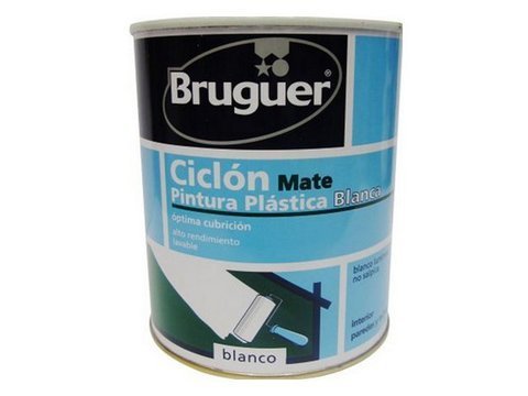 Pintura plástica blanca Mistral Bruguer interior y exterior