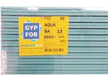 PLACA PLADUR GYPFOR HIDROFUGA