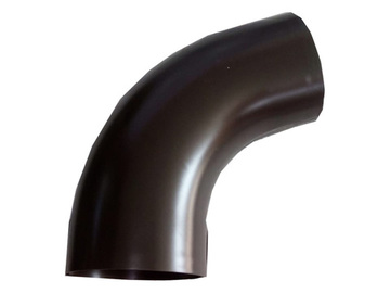 CODO CANALON PRELACADO MARRON 80-72º