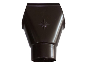 SALIDA CANALON PRELACADO MARRON 80