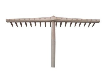 RASTRILLO MADERA 18 PUAS C/ MANGO