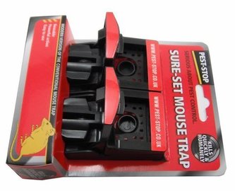 RATONERA PLASTICO PEST-STOP (2 Uds)