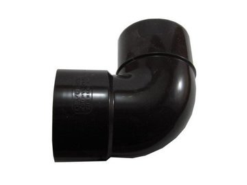 CODO M-H 80mm 87º CANALON PVC MARRON DEVOREX