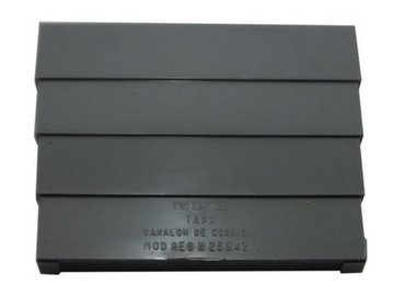 TAPA CANALON CUADRADO PVC 340 MM
