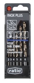 BROCAS INOX.PLUS HSSCO JGO.6  RATIO