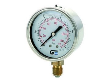 MANOMETRO 1/4 0-10 BAR 150 PSI GENEBRE