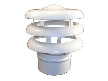 DEFLECTOR 3 AROS ALUSTAR BLANCO NEGARRA