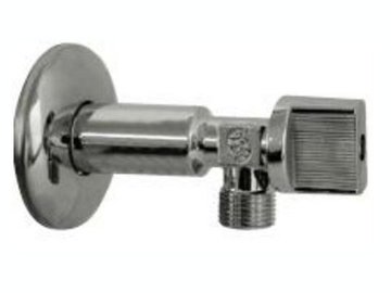 VALVULA ESCUADRA 1/2-3/8 MM CROMO HIDRACER