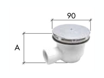 VALVULA C-131 DUCHA ABS 90 CREARPLAST