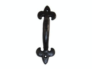 TIRADOR RUSTICO FORJA 180mm NEGRO