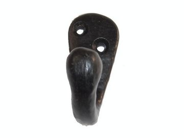 COLGADOR SENCILLO FORJA NEGRO MACIA