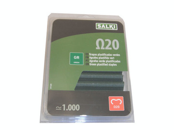 1000uds. GRAPA PLASTIFICADA  A-20 SALKI