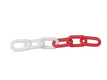 ML. CADENA PLASTICO BLANCA / ROJA