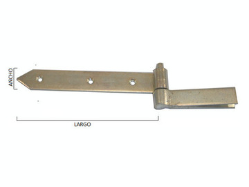 BISAGRA RECTA 15cms.RECENSE