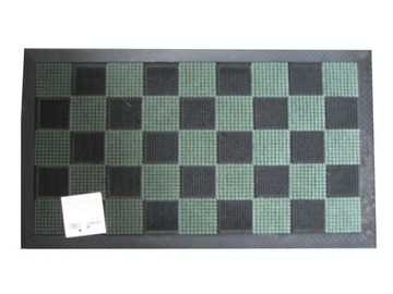 FELPUDO GOMA AJEDREZ 40X70 