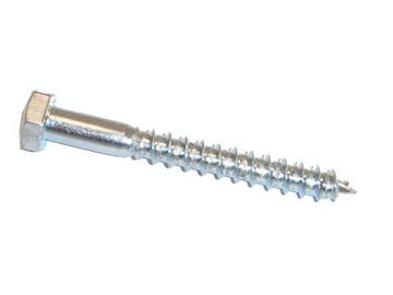 TORNILLO BARRAQUERO MADERA ZINCADO Ø 7