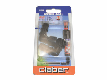 CODO RIEGO 1/2 C/ROSCA 1/2 2uds CLABER