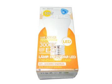 LAMPARA STANDARD LED 13W E27 3000K GSC