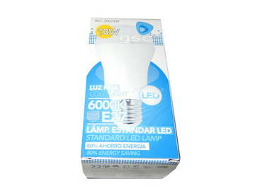 LAMPARA STANDARD LED 13W E27 6000K GSC