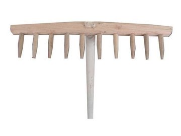 RASTRILLO MADERA 12 PUAS C/MANGO