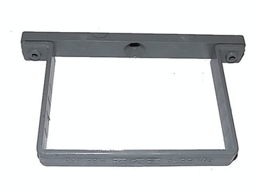 ABRAZADERA RECTANGULAR 100X73 GRIS 7037