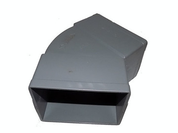 CODO RECTANGULAR 100X73 C.DIRECCION GRIS