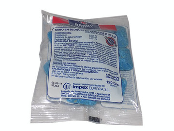 RATICIDA BRODY BOLAS 120 grs