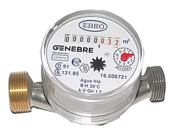 CONTADOR DE AGUA EBRO 7/8x3/4