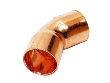 CURVA COBRE HEMBRA-HEMBRA 45