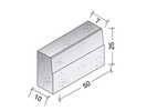 BORDILLO A2 50X25X7/10 GRIS ROCES