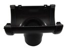 CONEXION BAJADA 80 mm CANALON PVC MARRON DEVOREX