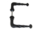 JUEGO MANILLAS 104-280X45 RUSTICO NEGRO AMIG