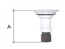 VALVULA PLATO DUCHA S/PVC INOX 115