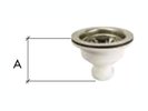 VALVULA CESTILLA 113mm.ACERO INOX