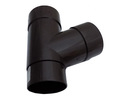 INJERTO  M-H 80 MM 67º CANALON PVC MARRON DEVOREX